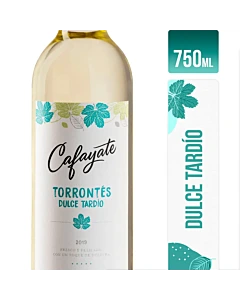 Vino Blanco Cafayate Torrontés Dulce Tardío 750 Ml
