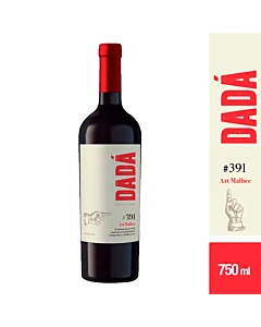 Vino Tinto Dada 391 Art Malbec 750 Ml