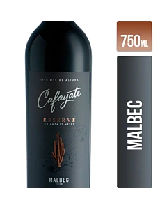 Vino Tinto Cafayate Reserve Malbec 750 Ml