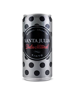 Vino Tinto Dulce Lata Santa Julia 269 Cc