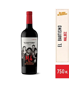Vino Tinto El Bautismo Malbec 750ml
