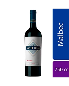 Vino Tinto Santa Julia Malbec 750 Ml