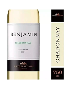 Vino Blanco Benjamin Chardonnay 750 Ml