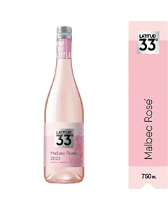 Vino Latitud 33° Malbec Rose 750ml