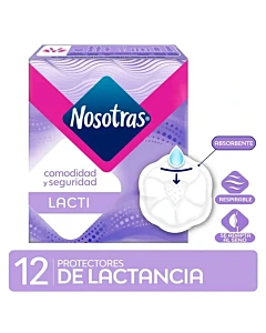 Protectores De Lactancia Nosotras 12 U
