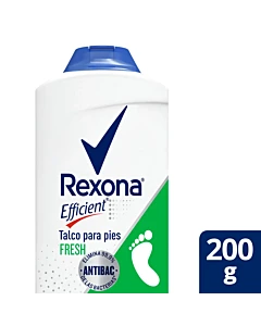 Talco Para Pies Rexona Efficient Fresh 200 Gr
