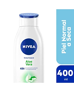 Crema Corporal Nivea Hidratación Express Humectación Profunda Piel Normal A Seca X 400 Ml