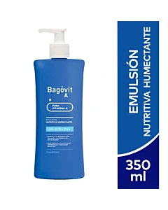 Emulsión Nutritiva Humectante Bagóvit A Para Piel Extra Seca Por 350 Gramos