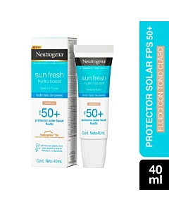 Protector Solar Neutrogena Hydro Boost Tono Claro Fps50 X 40 Ml