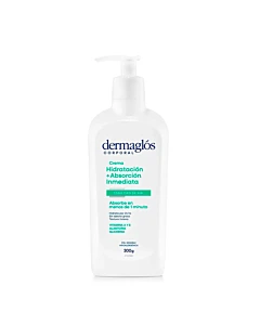 Crema Corporal Dermaglós Hidratación Absorción Inmediata 300ml