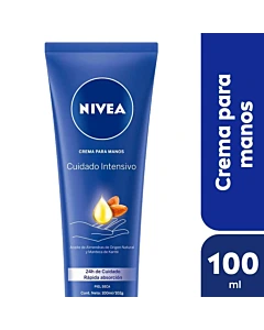 Crema De Manos Nivea Cuidado Intensivo Para Piel Seca 100 Ml