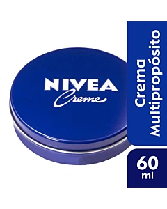 Crema Hidratante Intensiva Nivea Creme En Lata Para Todo Tipo De Piel X 60 Ml