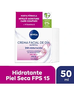 Crema Facial Hidratante De Día Nivea Essentials Para Piel Seca Fps 15 X 50 Ml