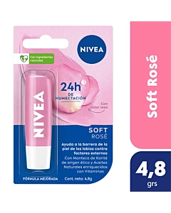 Protector Labial Nivea Soft Rosé 4,8 G