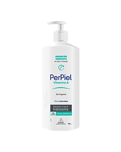 Crema Corporal Perpiel Emulsión Absorción Inmediata Sin Fragancia 400g