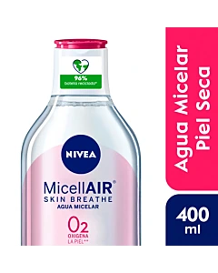Agua Micelar 5 En 1 Nivea Refrescante Para Piel Normal X 400 Ml