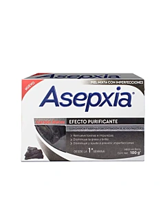 Asepxia Jabón Carbón Detox Barra 100 G