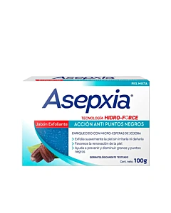 Asepxia Jabón Exfoliante  Barra 100 G