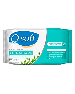 Desmaquillante  Q-Soft Piel Grasa X25un