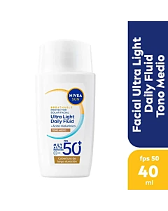 Protector Solar Facial Nivea Sun Medio F50+ 40ml