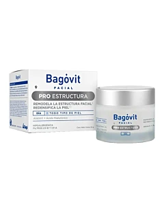 Crema Antiage Hidratante Bagóvit Facial Pro Estructura Día 55g