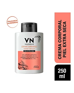 Crema Corporal Villeneuve Piel Extra Seca 250 Ml.