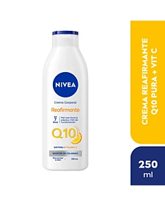 Crema Corporal Reafirmante Nivea Q10 Pura + Vitamina C 250 Ml