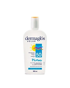 Protector Solar Niños Dermaglós Fps50 Emulsión X180ml