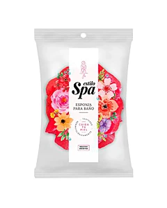 Esponja Estilo Spa Pompon Exfoliante