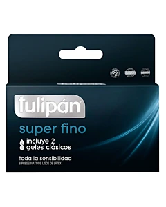 Preservativo Tulipán Super Fino 6 U 2 Geles