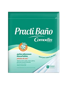 Paños De Baño Fácil Comodin Practi Baño Con Manzanilla 10 U