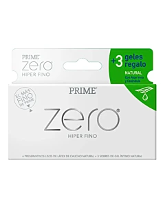 Preservativo Prime Zero 6un + Geles