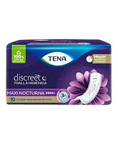 Toalla Higiénica Tena Maxi Nocturna 10 U
