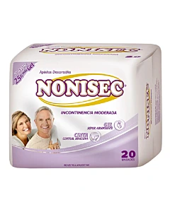 Apósito Nonisec Incontinencia Moderada 20u