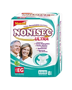 Pañal Nonisec Anatómicos Xg 8u