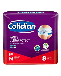 Ropa Interior Cotidian Pants Ultraprotect Talle Pm 8 U