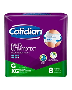 Ropa Interior Cotidian Pants Ultraprotect Talle Gxg 8 U