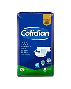 Pañales Para Adulto Cotidian Plus Talle G 8 U