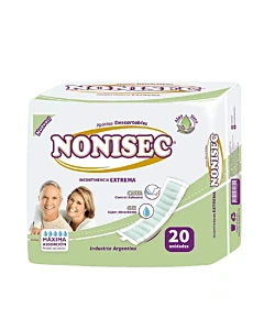 Apósito Nonisec Incontinencia Extrema 20u