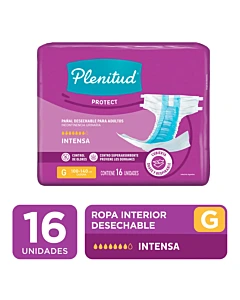 Pañal Para Adulto Plenitud Protect G 16un