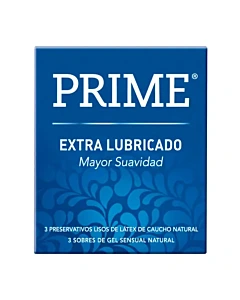Preservativo Prime Extra Lubricado 3un