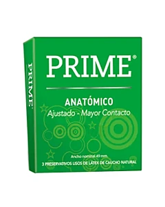 Preservativo Prime Anatomico 3un