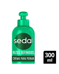 Crema Para Peinar Sedal Rizos Definidos 300 Ml