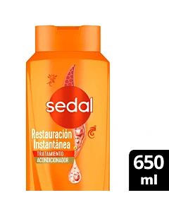 Acondicionador Sedal Restauración Instantánea 650ml