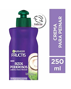 Crema Para Peinar Fructis Rizos Poderosos 250ml