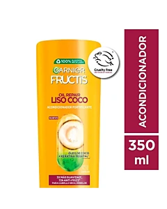 Acondicionador Fructis Liso Coco 350ml