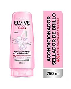 Acondicionador Elvive Glycolic Gloss 750ml