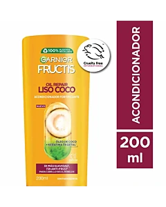 Acondicionador Fructis Liso Coco 200ml