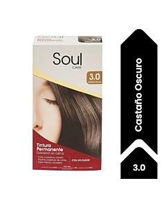 Tintura Permanente Soul Care 3.0 Castaño Oscuro