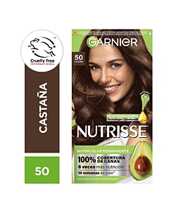Kit Tintura Nutrisse Clasico Tono 50 Castaña